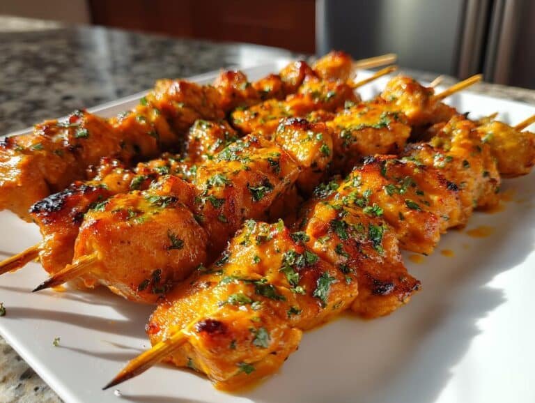 Bang Bang Chicken Skewers