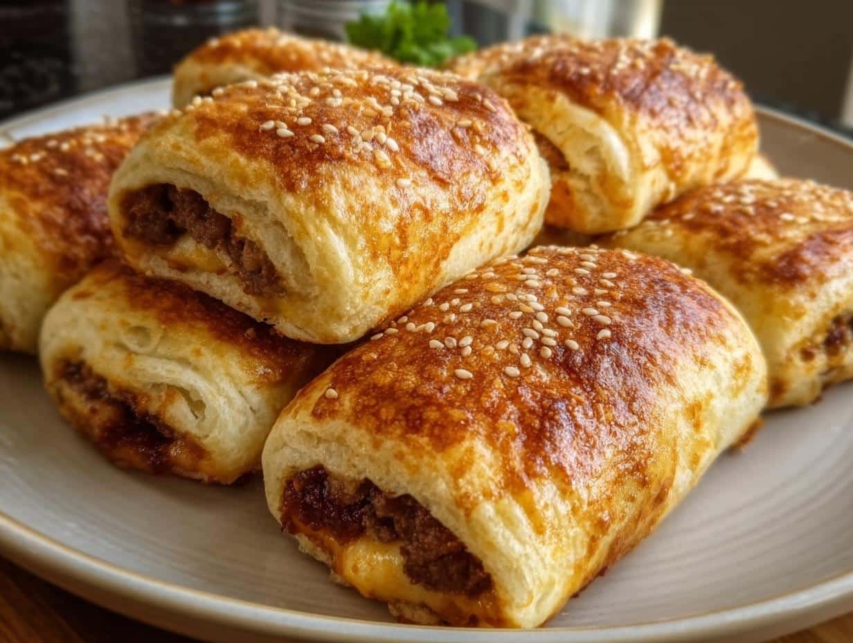 Cheeseburger Biscuit Bombs Incredible