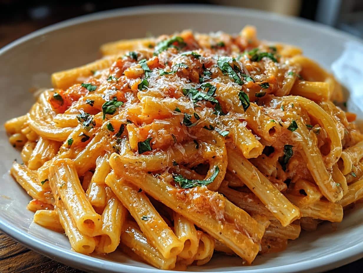 Creamy Tomato Garlic Pasta