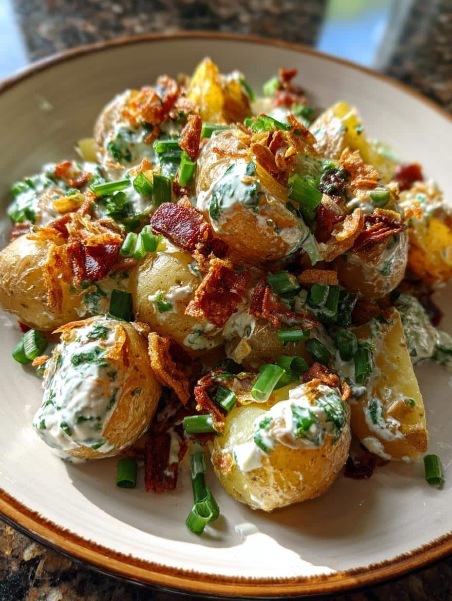 Crispy Smashed Potato Salad - detail 2