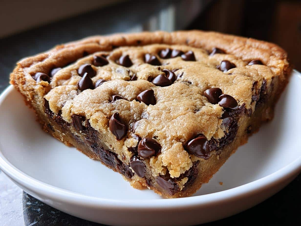 Deep Dish Cookie Pie: Pure Bliss in 1 Recipe - Deep Dish Cookie Pie - additional detail