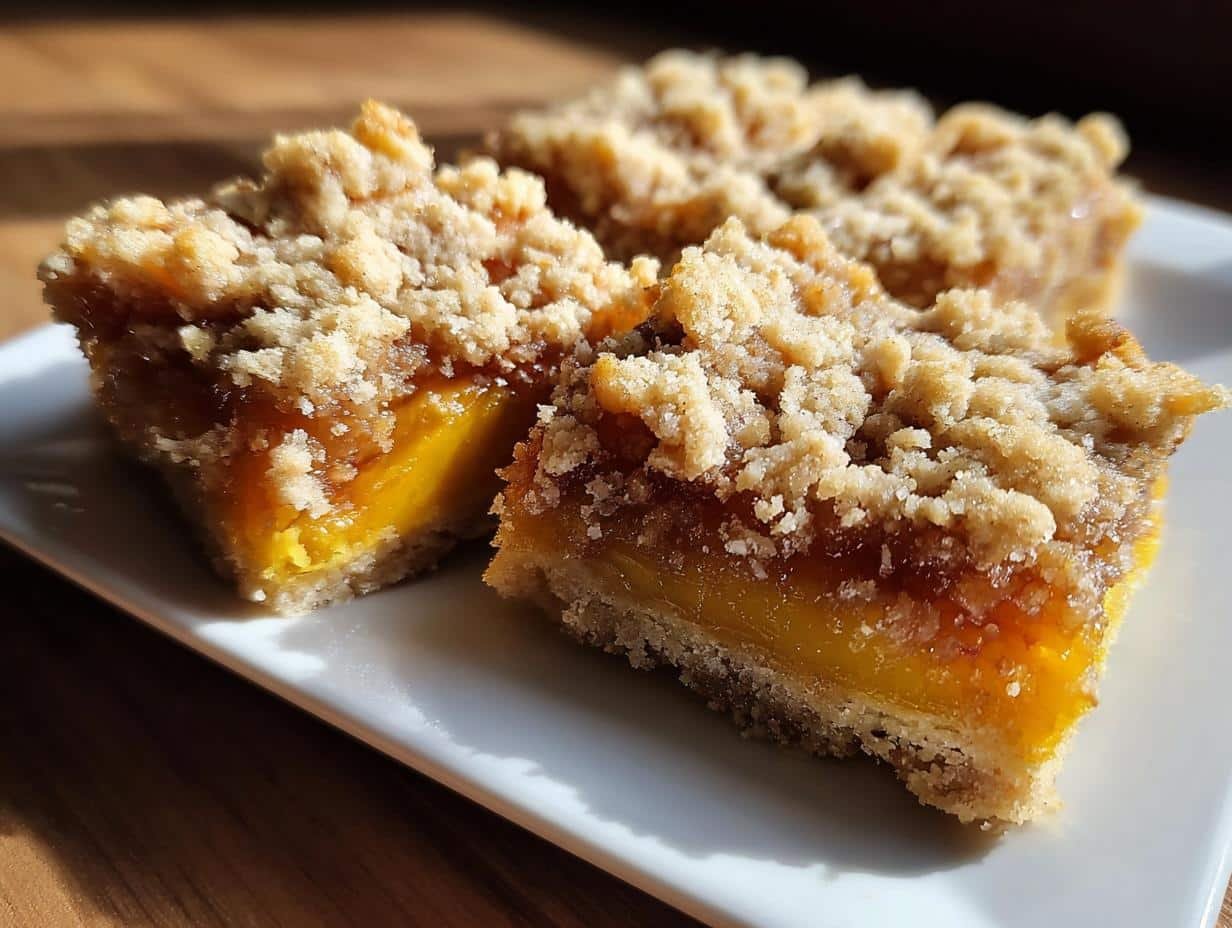 Heavenly Summer Peach Bars: 30 Min Bliss - Heavenly Summer Peach Bars - additional detail