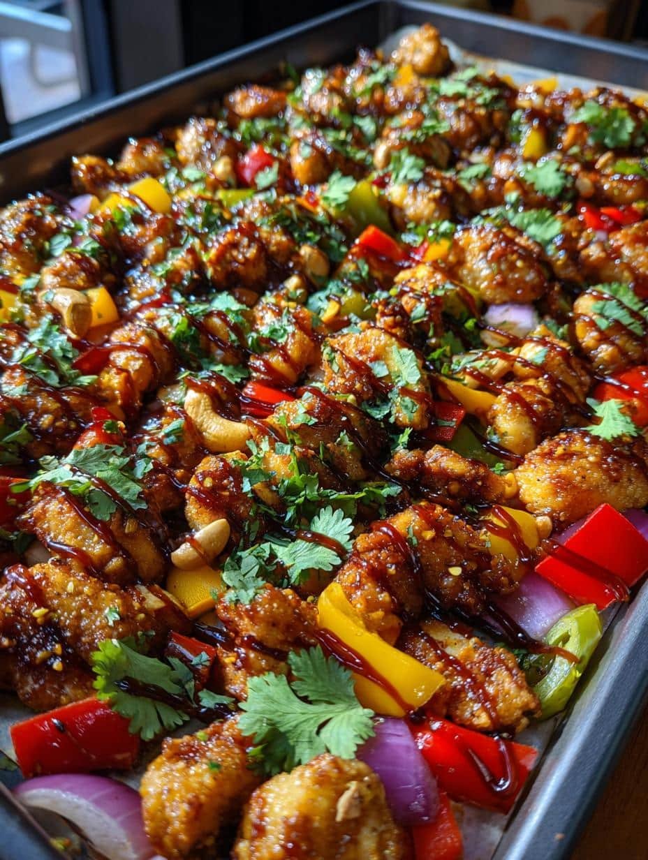 Sheet Pan Cashew Chicken - detail 2