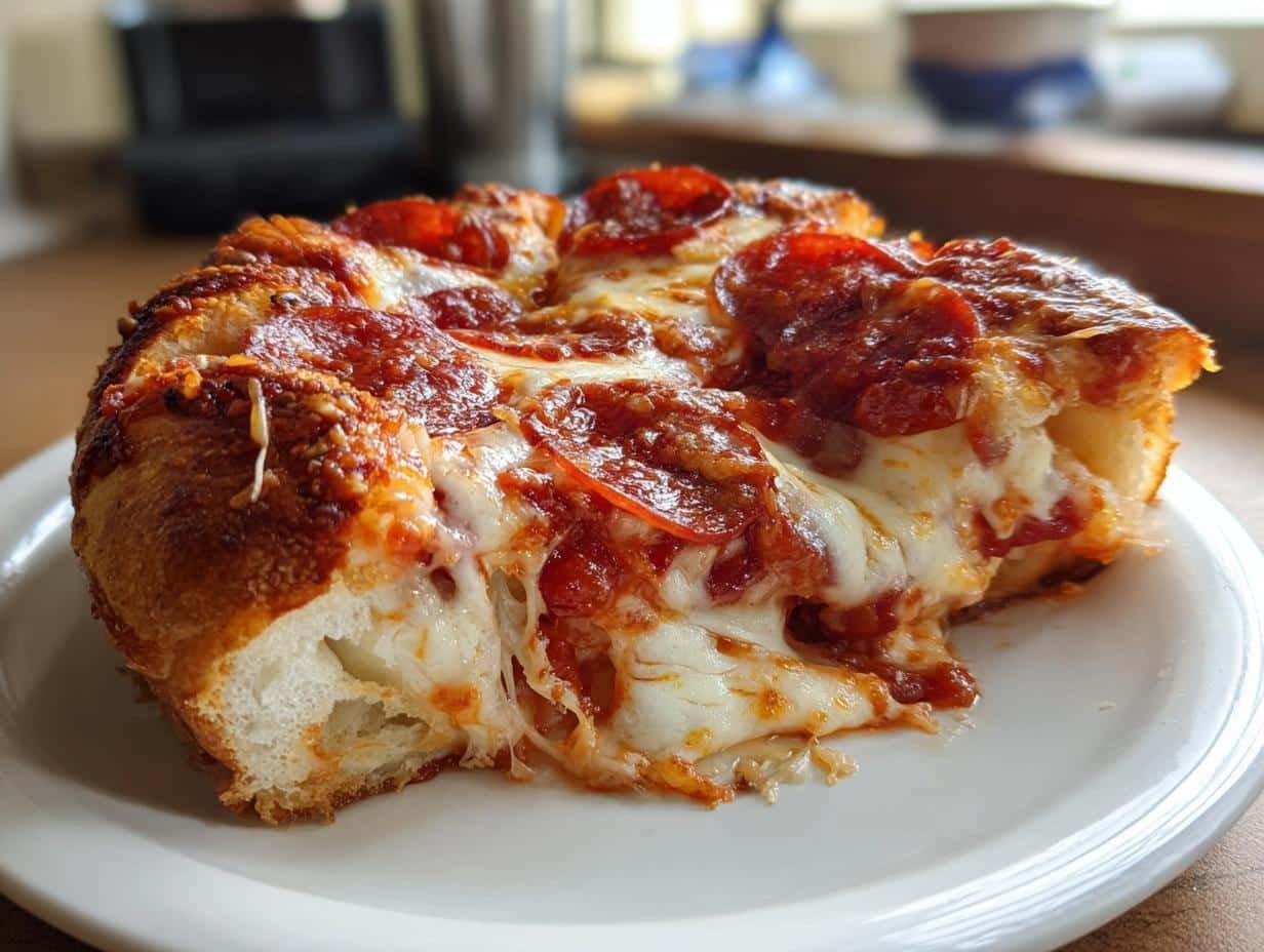 Stuffed Crust Pepperoni Pizza