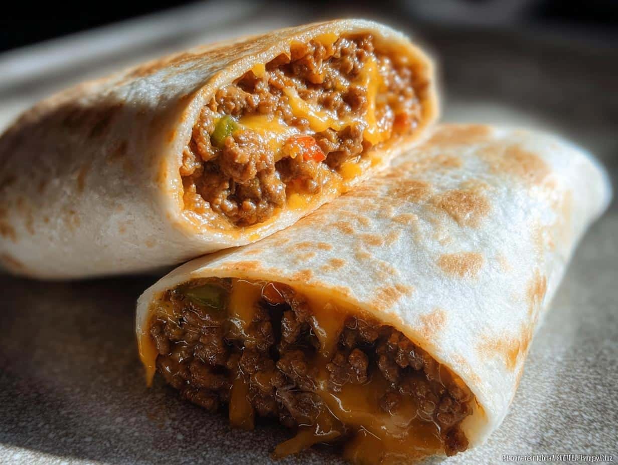 Beef Cheese Burritos: Make 8 Easy Delicious - Beef Cheese Burritos - additional detail
