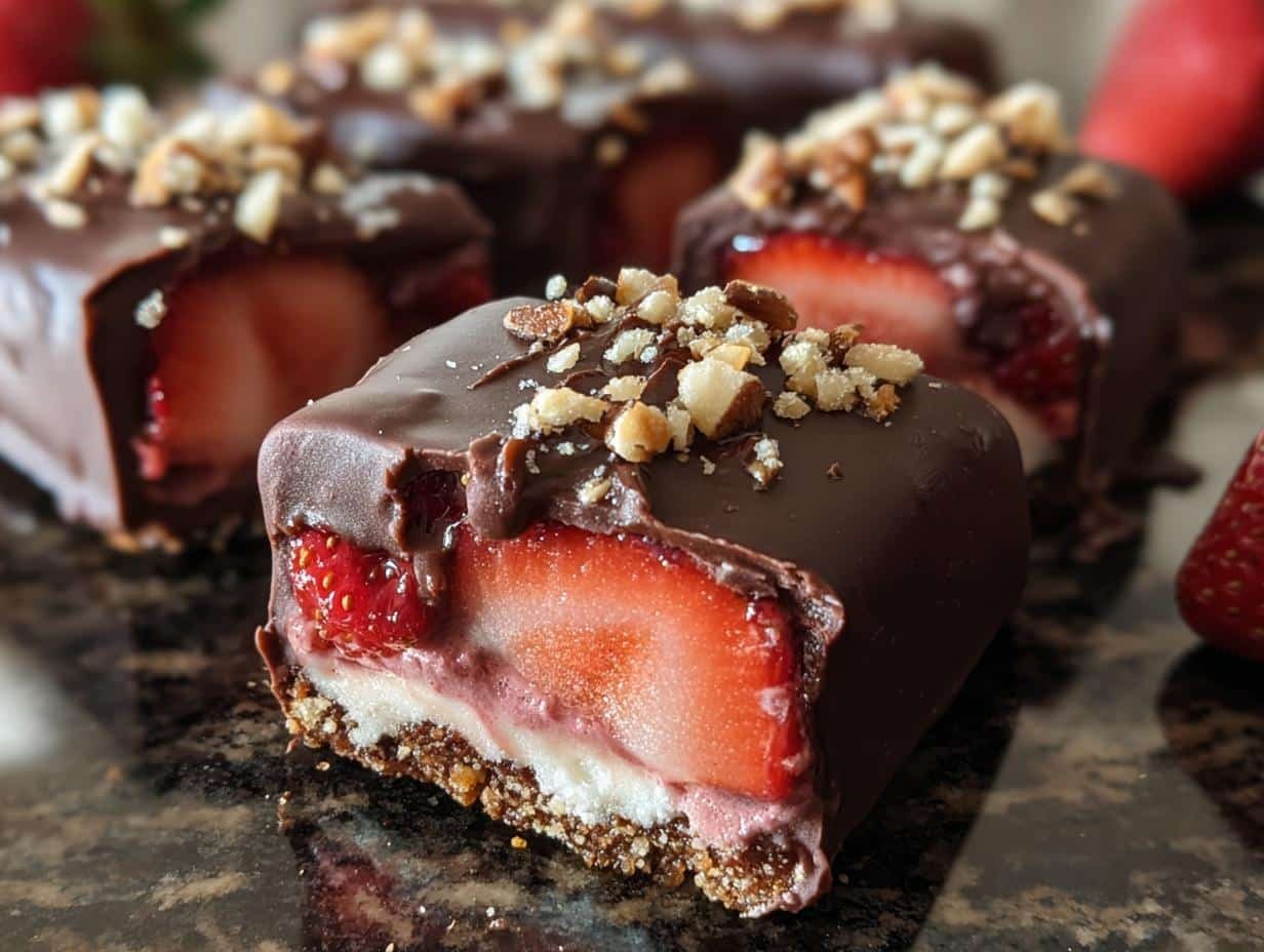 Chocolate Covered Strawberry Ice
