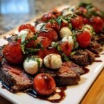 Grilled Balsamic Steak Caprese