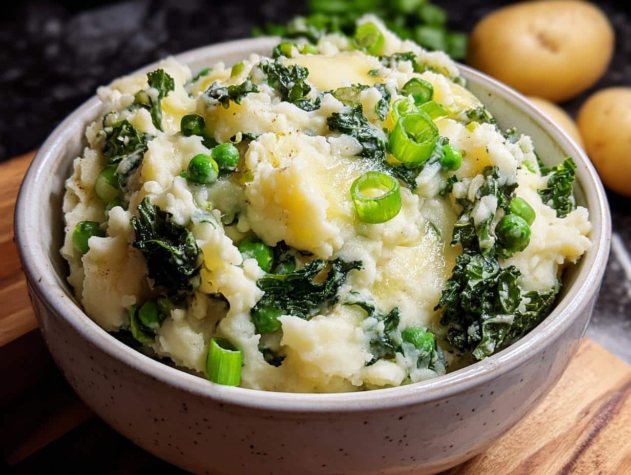 Irish Colcannon Mashed Potatoes