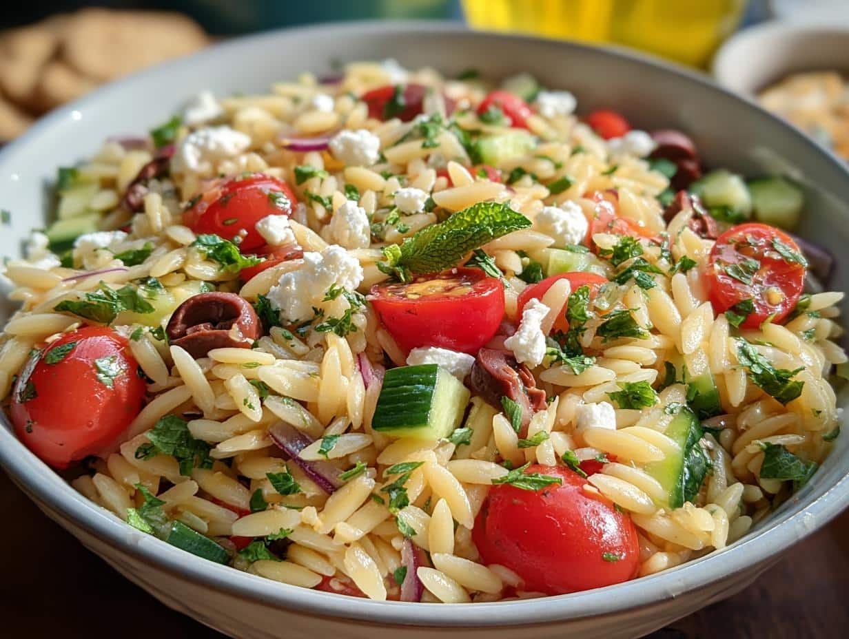 Mediterranean Orzo Salad