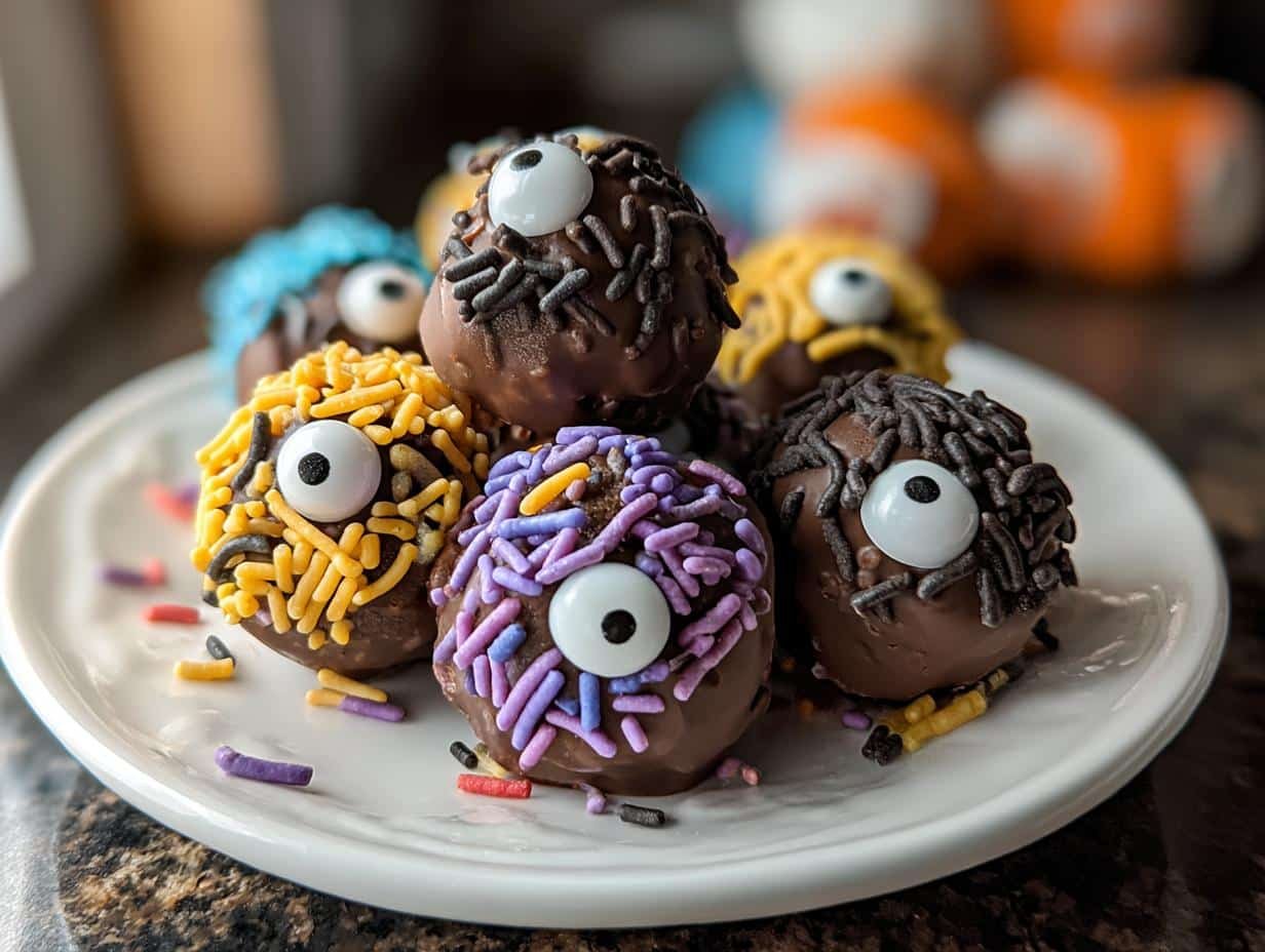 Monster Eyeballs Truffles Create