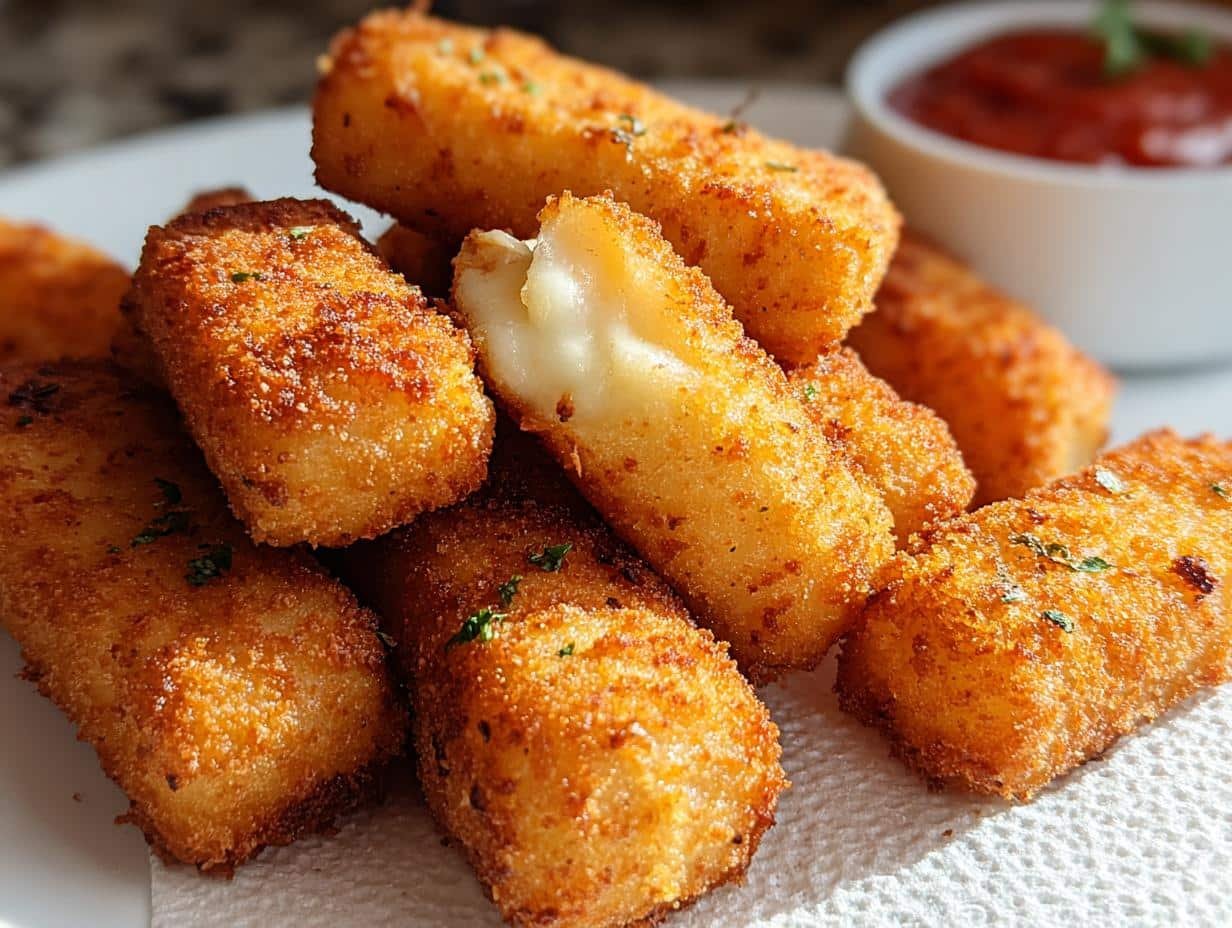 Crispy Mozzarella Sticks: 1 Secret to Perfect Cheese - Mozzarella Sticks - additional detail