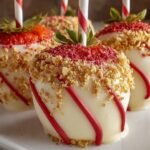 Strawberry Shortcake Candy Apples
