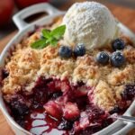 Apple Boysenberry Cobbler
