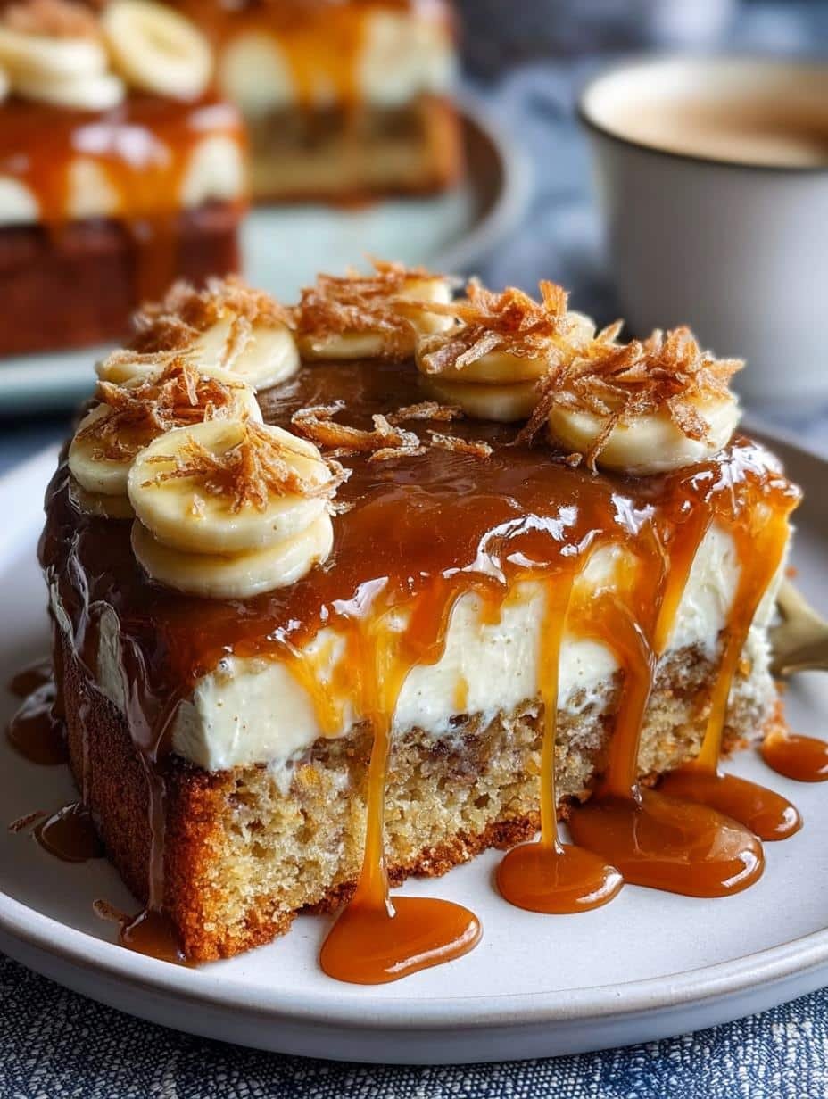 Banana Caramel Cake: 12 Reasons to Indulge Today - Banana Caramel Cake - main visual representation