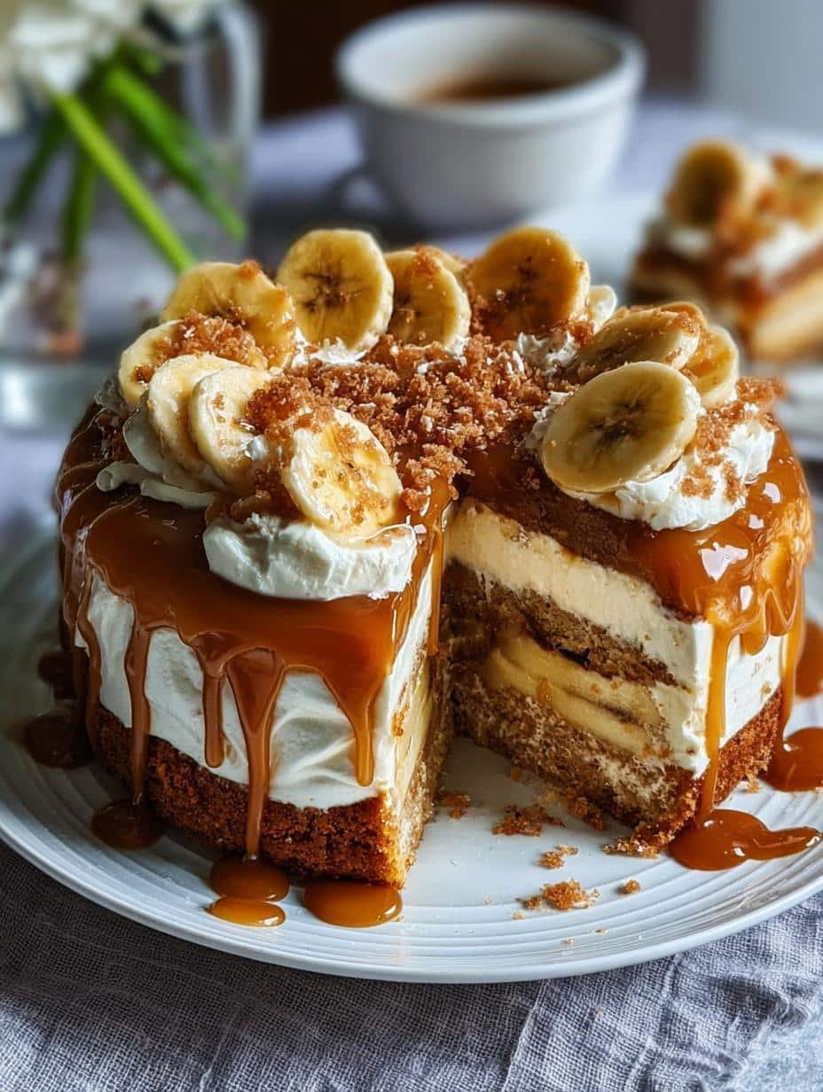 Banana Caramel Cake: 12 Reasons to Indulge Today - Banana Caramel Cake - additional detail