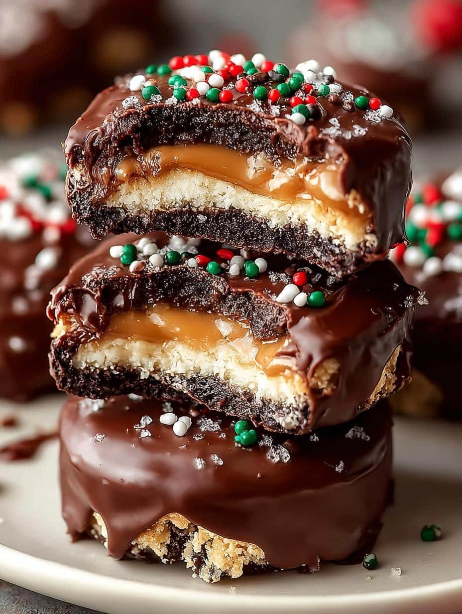 Chocolate Peanut Butter Stacks
