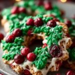 Christmas Wreath Cookies