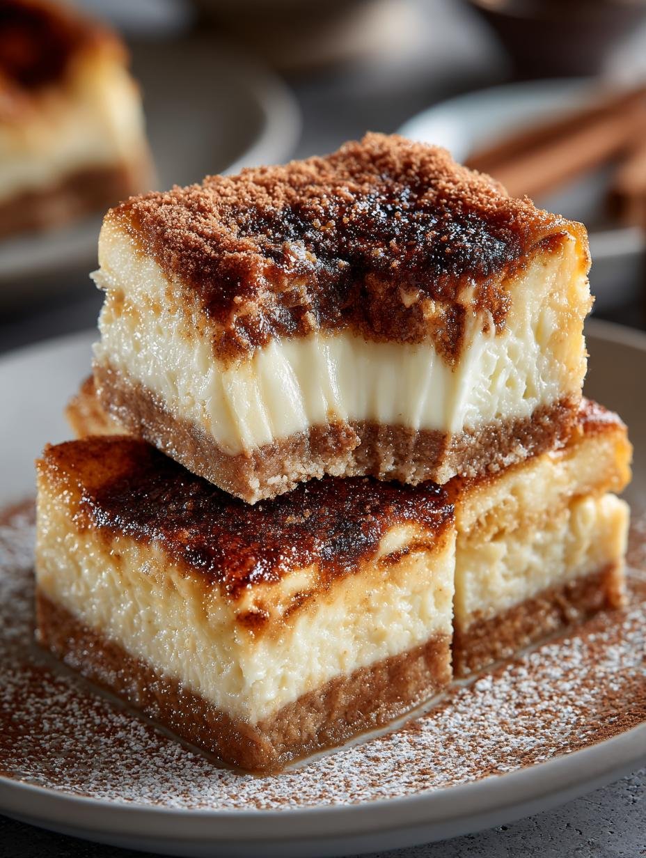 Churro Cheesecake Bars