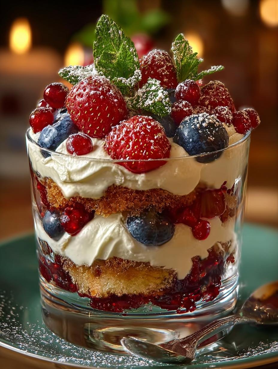 Creamy Christmas Trifle Parfait: A Decadent Holiday Delight - Creamy Christmas Trifle Parfait - additional detail