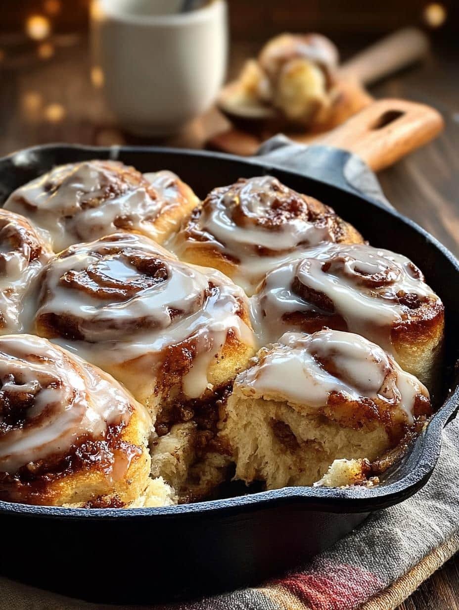 Dutch Oven Cinnamon Rolls