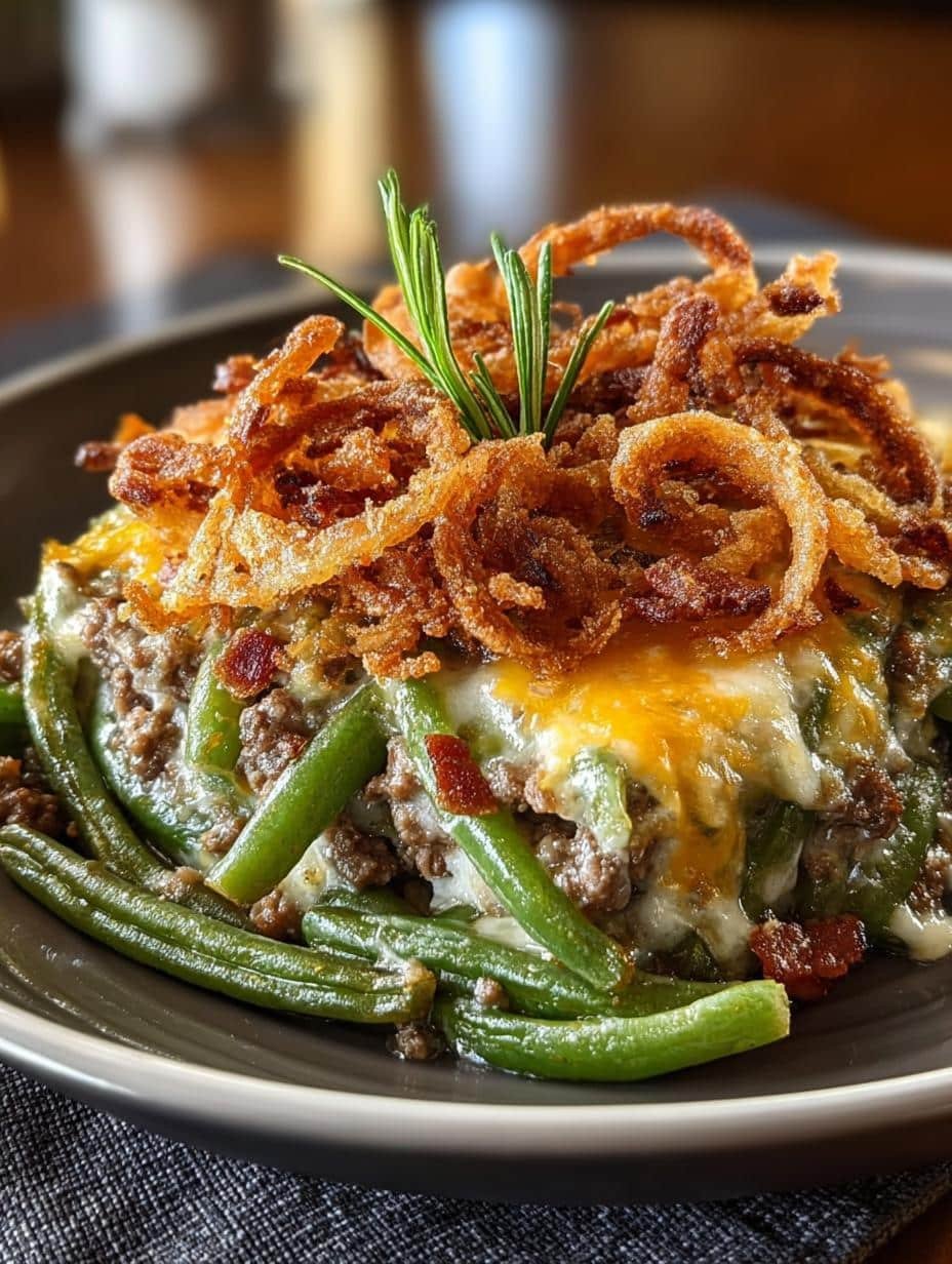 Hamburger Green Bean Casserole: 6 Comforting Reasons to Try - Hamburger Green Bean Casserole - additional detail