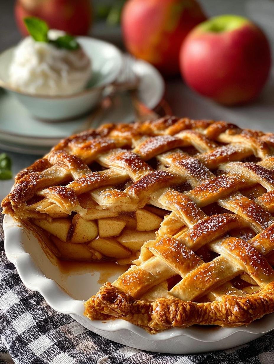 Delicious Lattice Apple Pie: A Must-Try Recipe - Lattice Apple Pie - additional detail