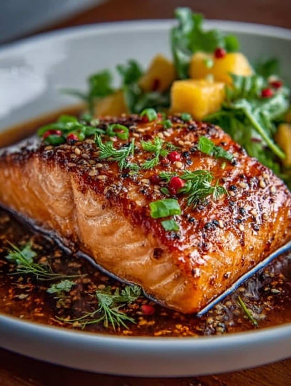 Pineapple Glazed Salmon Incredible
