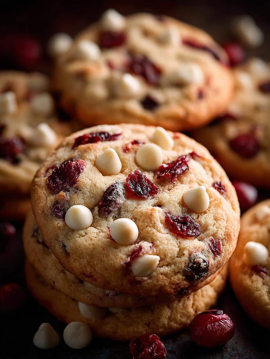 White Chocolate Cranberry Cookies