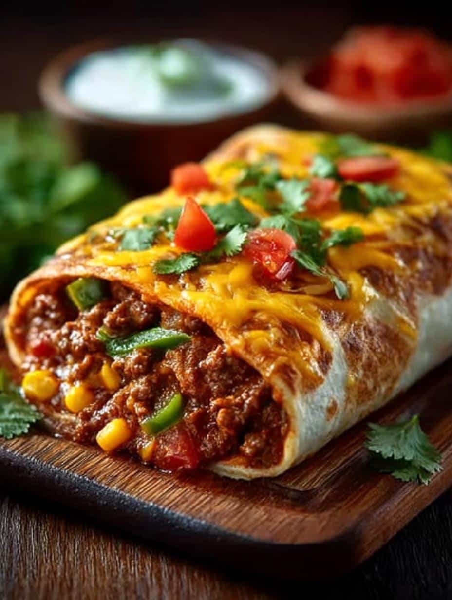 Beefy Melt Burrito Incredible