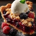 Berry Crumble Pie