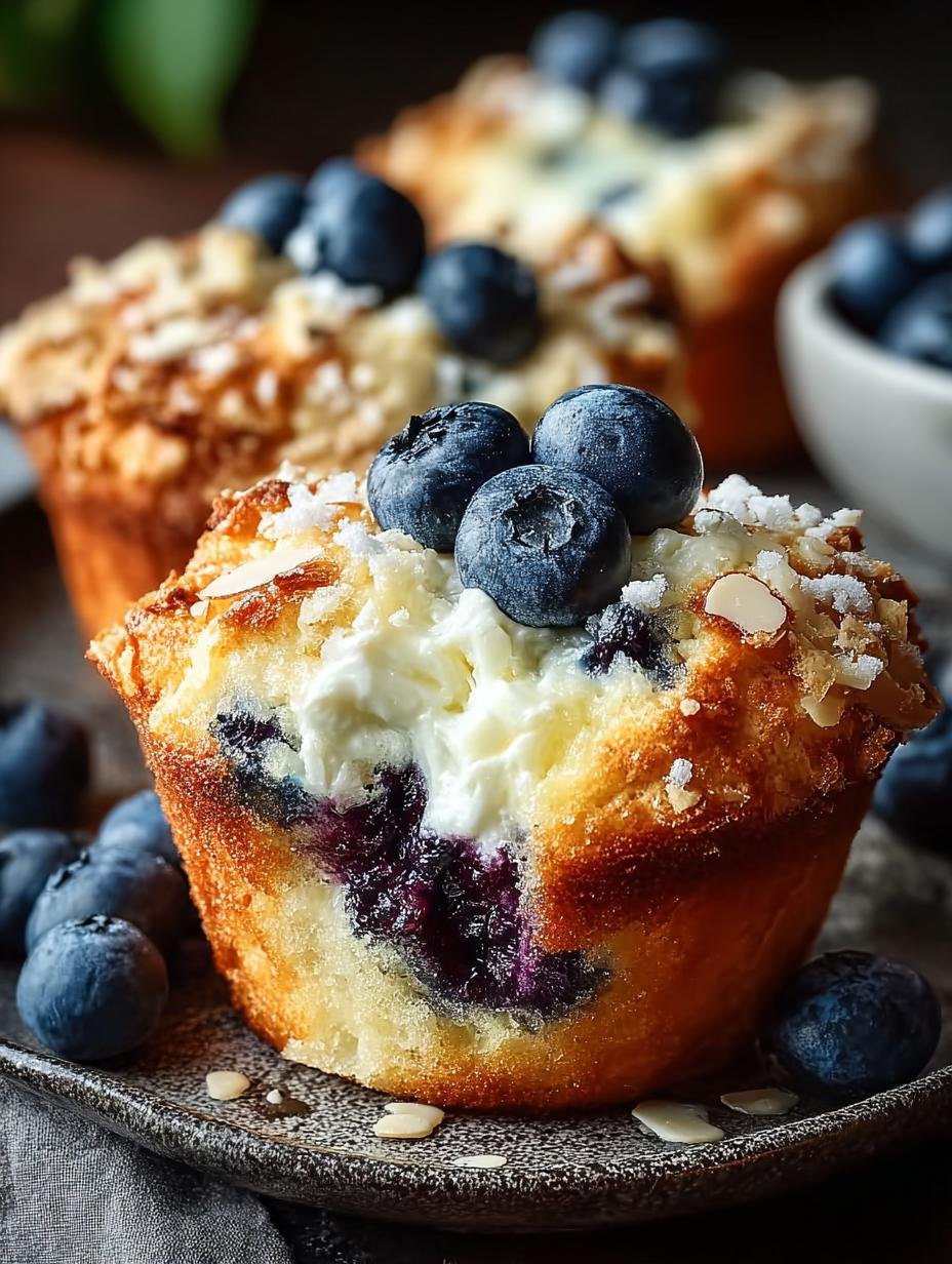 Delicious Blueberry Cream Cheese Muffins Recipe - Blueberry Cream Cheese Muffins - main visual representation