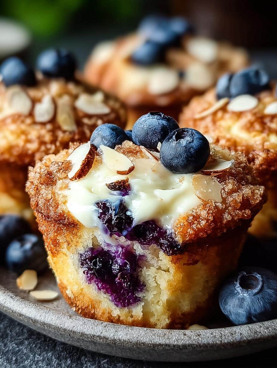 Delicious Blueberry Cream Cheese Muffins Recipe - Blueberry Cream Cheese Muffins - additional detail