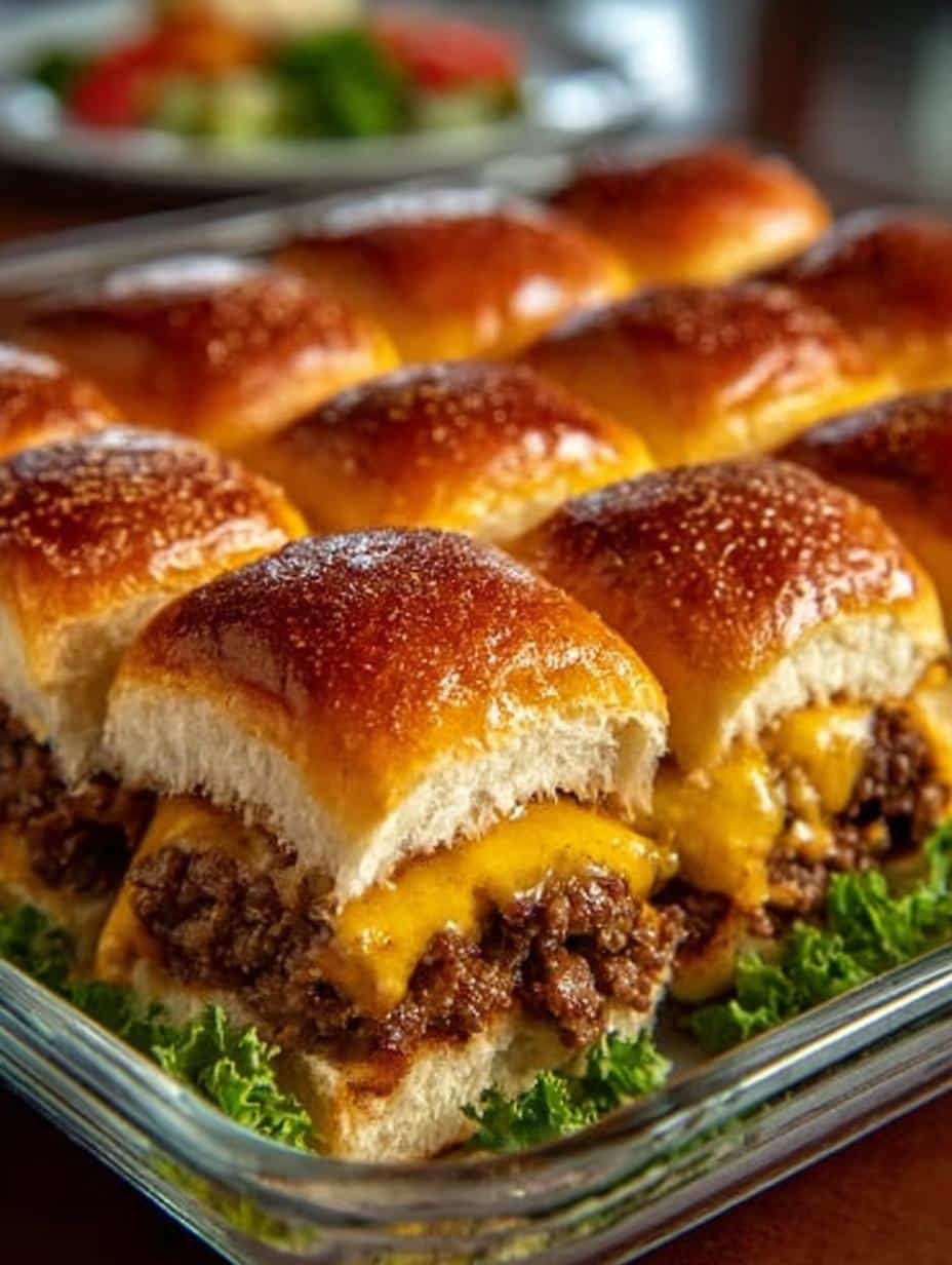 Cheeseburger Sliders with Hawaiian
