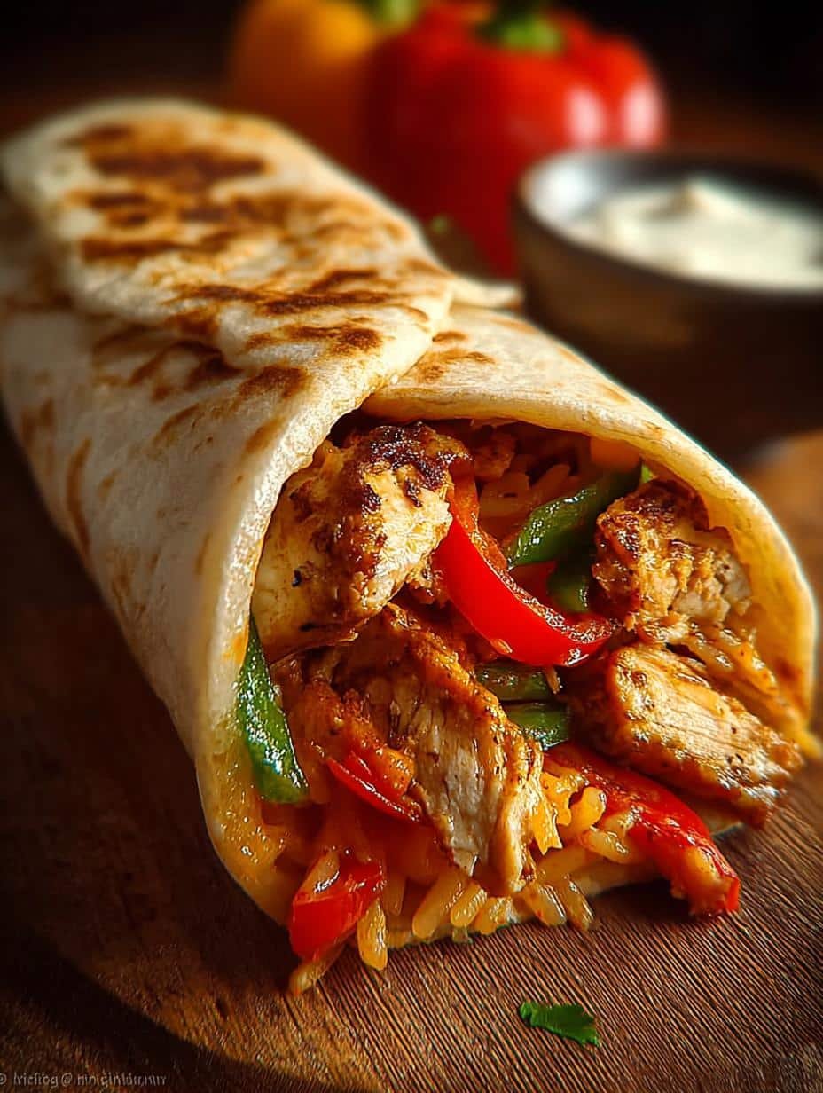Chicken Fajitas Wrap: 7 Easy Steps to Deliciousness - Chicken Fajitas Wrap - main visual representation
