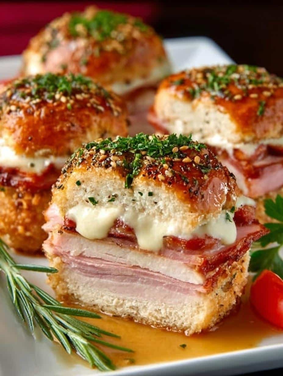 Chicken Ham Cordon Bleu: 12 Delicious Sliders to Enjoy - Chicken Ham Cordon Bleu - main visual representation