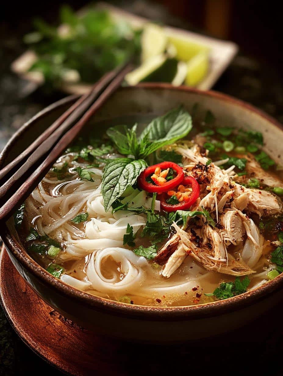 20 Minute Chicken Pho: Quick and Comforting Vietnamese Soup - Chicken Pho - additional detail