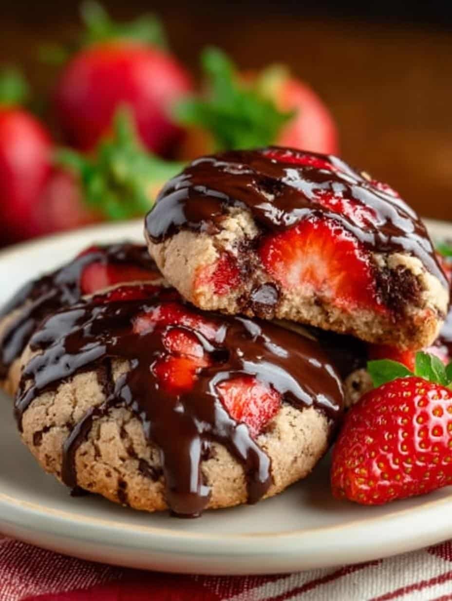 Chocolate Covered Strawberry Cookies: 5 Irresistible Treats - Chocolate Covered Strawberry Cookies - main visual representation