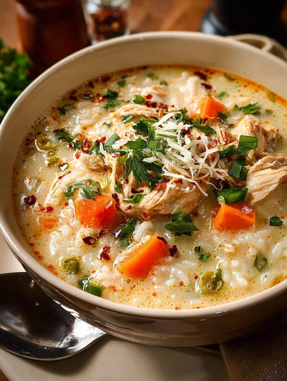 Creamy Chicken Rice Soup: 5 Steps to Pure Comfort - Creamy Chicken Rice Soup - main visual representation