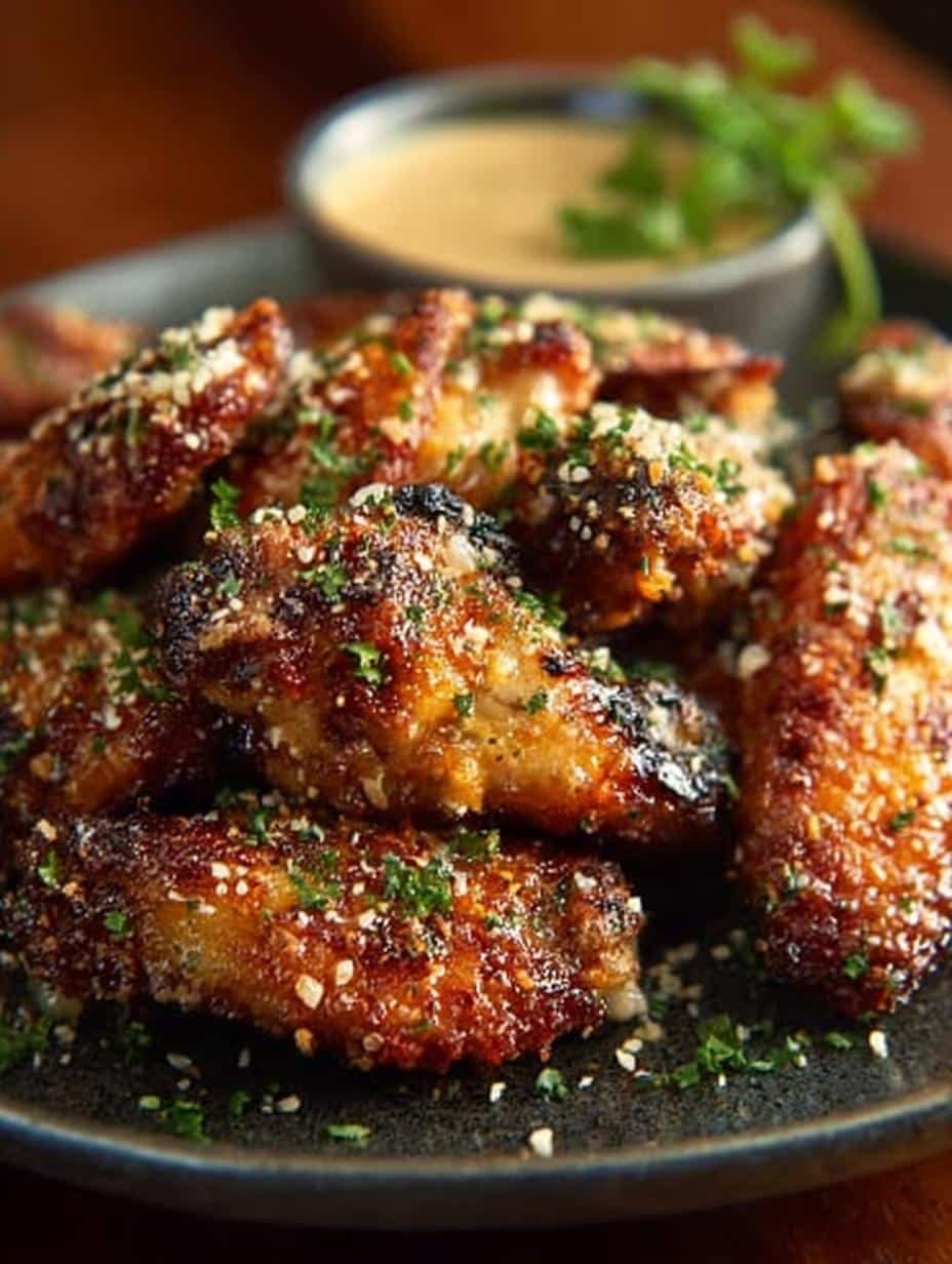 Crispy Garlic Parmesan Wings: 10 Secrets to Perfection - Crispy Garlic Parmesan Wings - additional detail