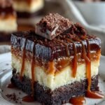 Decadent Caramel Brownie Cheesecake