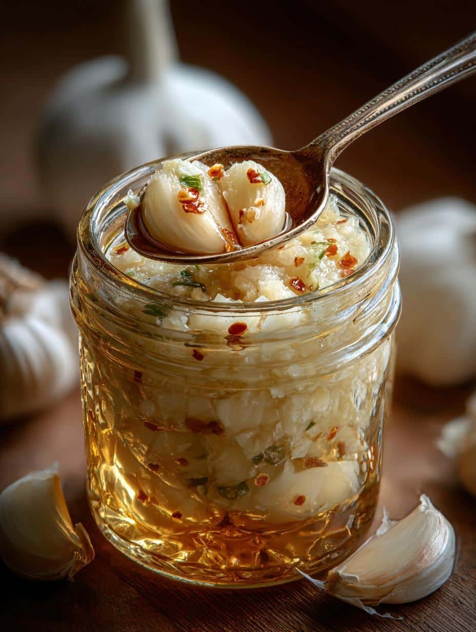Fermented Garlic Honey