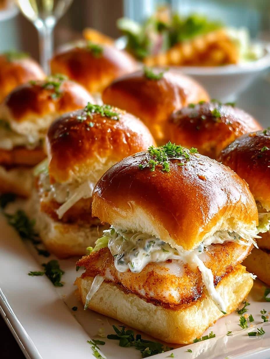 Fish Sliders: 8 Irresistible Homemade Delights - Fish Sliders - additional detail