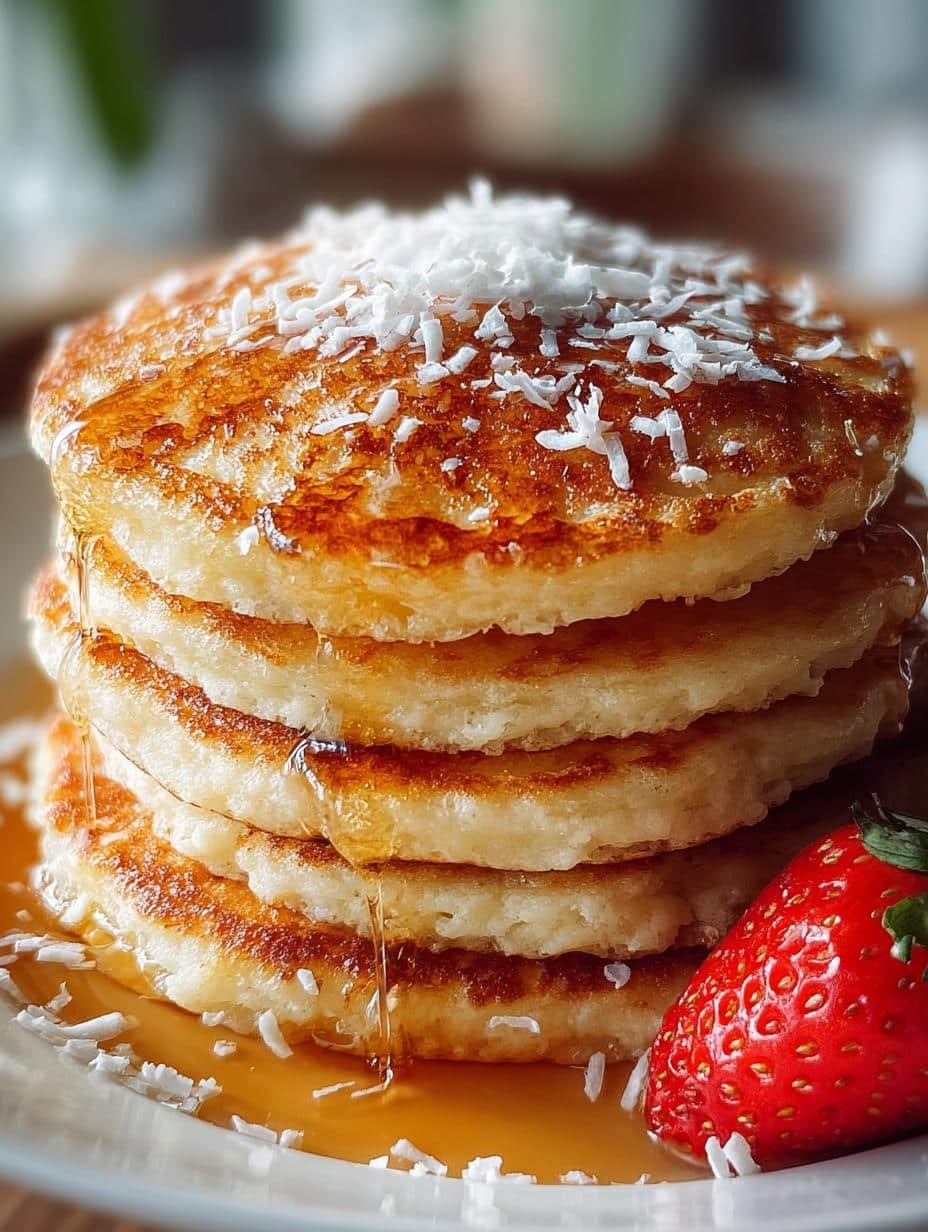 Fluffy Coconut Flour Pancakes