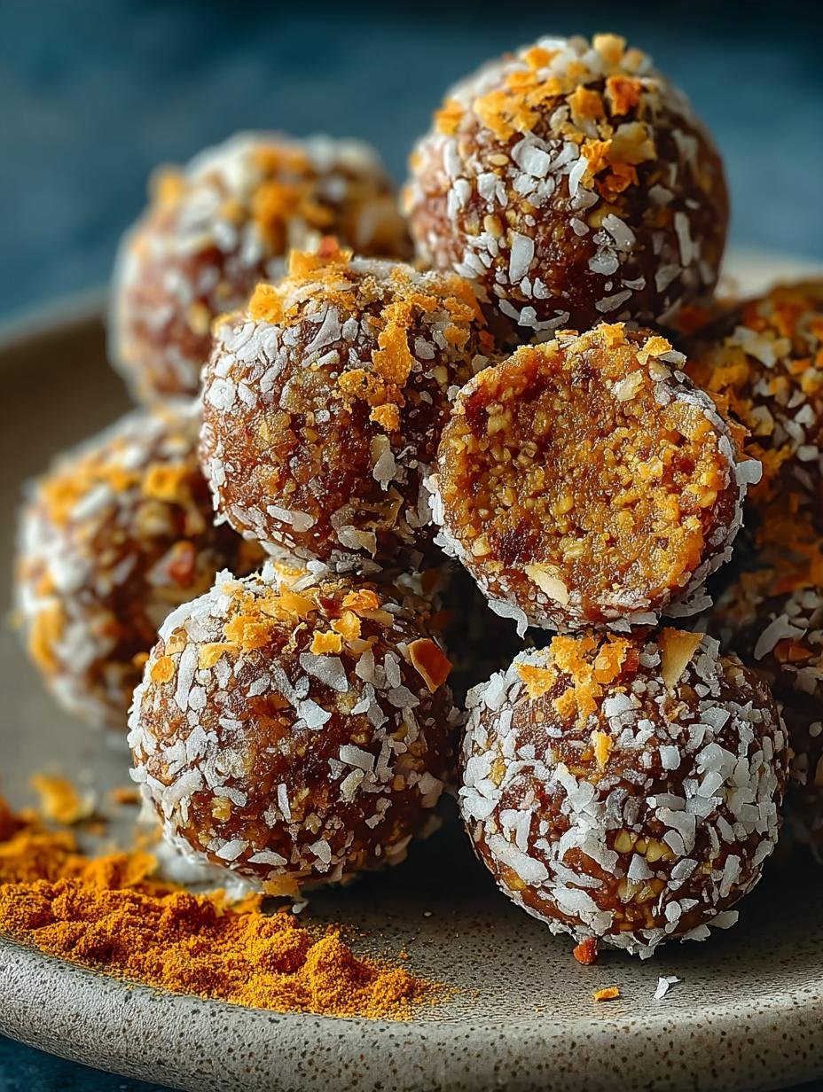 Ginger Turmeric Energy Balls