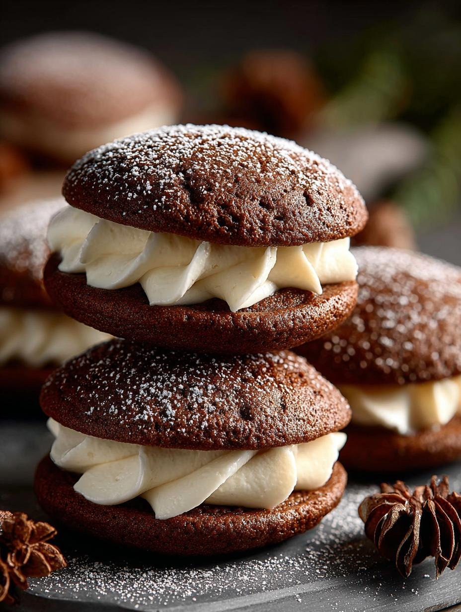 Delicious Gingerbread Whoopie Pies for Your Holidays - Gingerbread Whoopie Pies - main visual representation