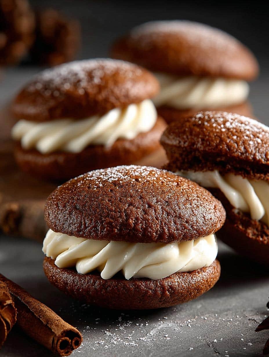 Gingerbread Whoopie Pies