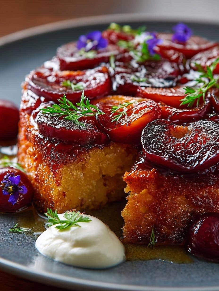 Ingredient Plum Upside Down: 5 Magical Steps to Bliss - Ingredient Plum Upside Down - main visual representation