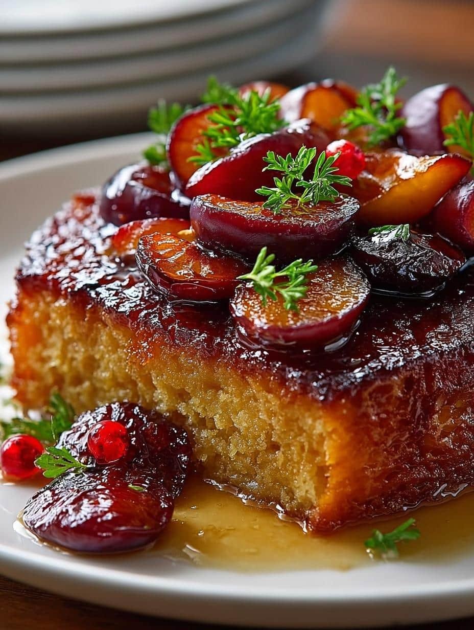 Ingredient Plum Upside Down