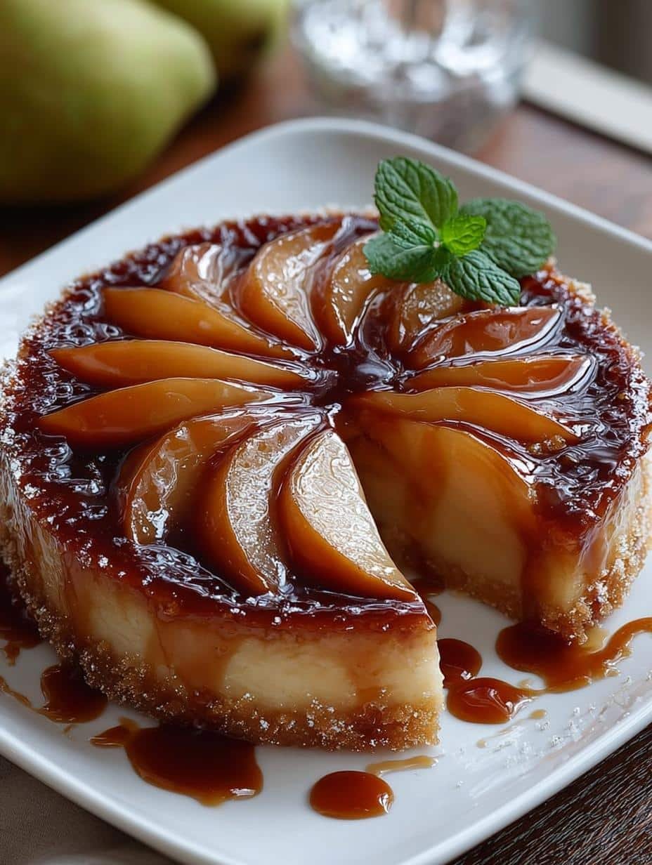 Irresistible Salted Caramel Pear Tart: A Decadent Delight - Irresistible Salted Caramel Pear - main visual representation