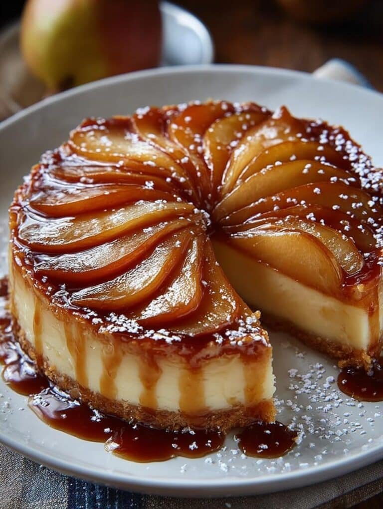 Irresistible Salted Caramel Pear